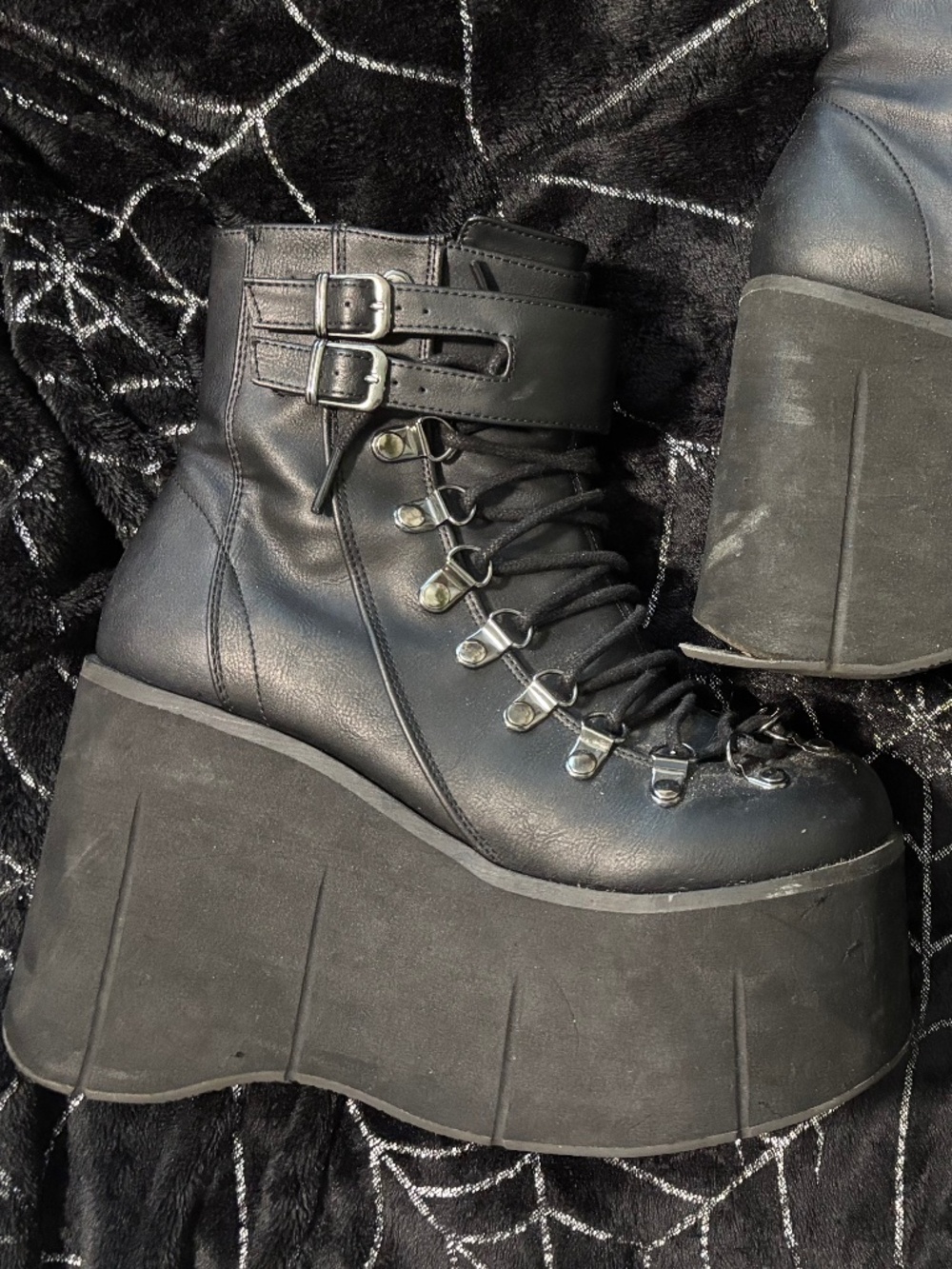 Demonia Kera-21 Ankle Boot | Black | Size 8